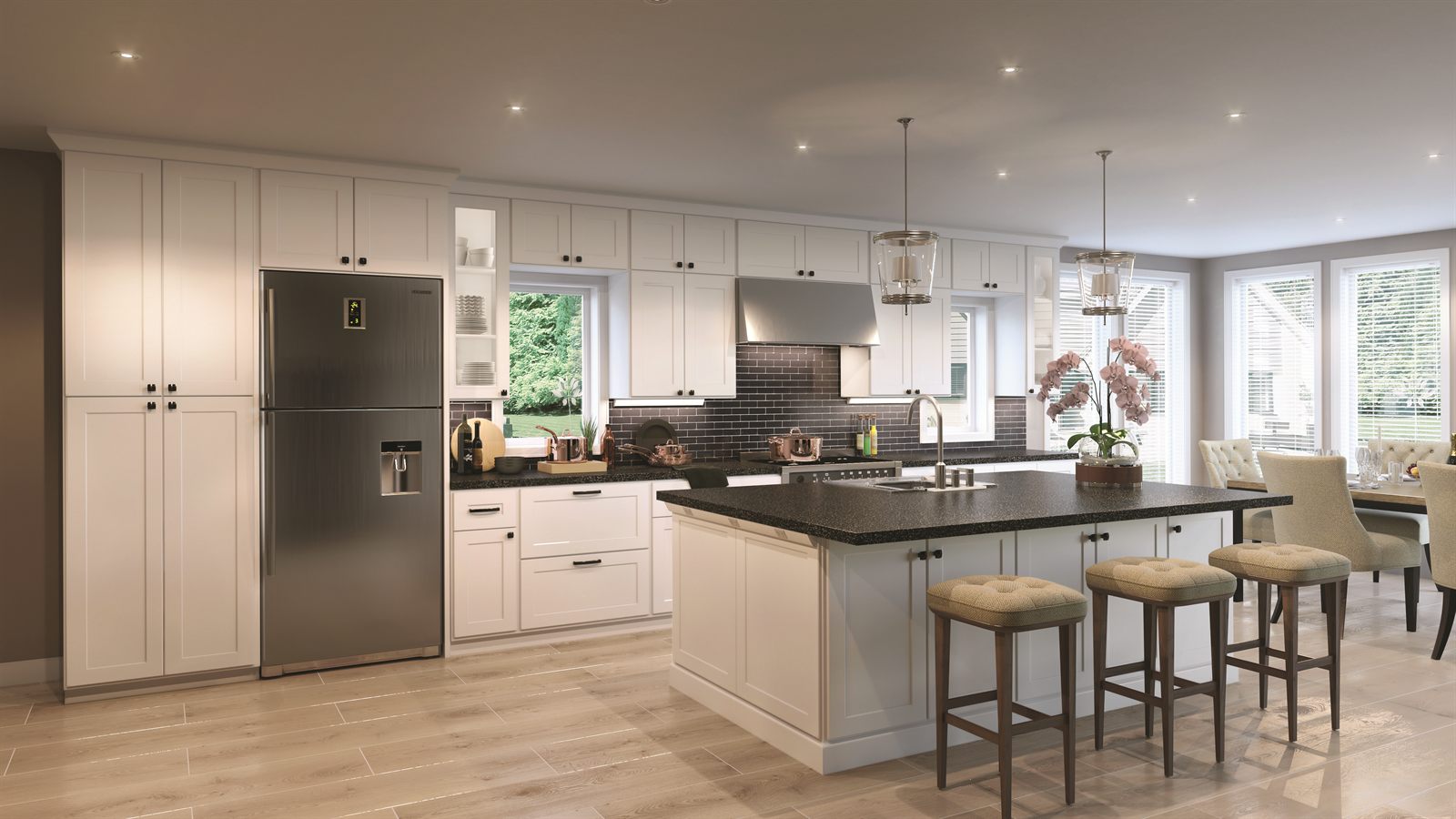Catalina Polar White kitchen